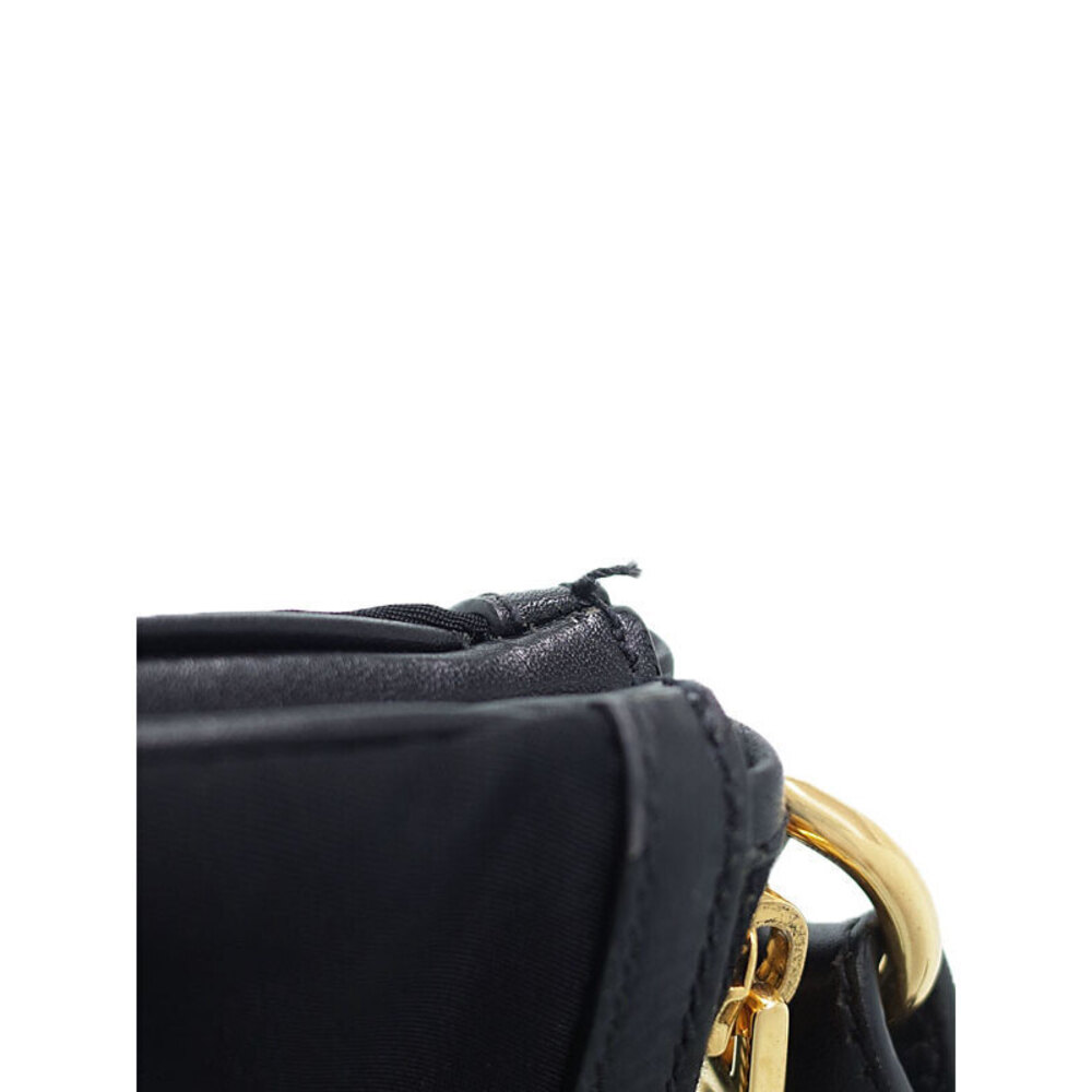 Prada saffiano Black Tessuto leather Crossbody messenger bag - Picture 6 of 9